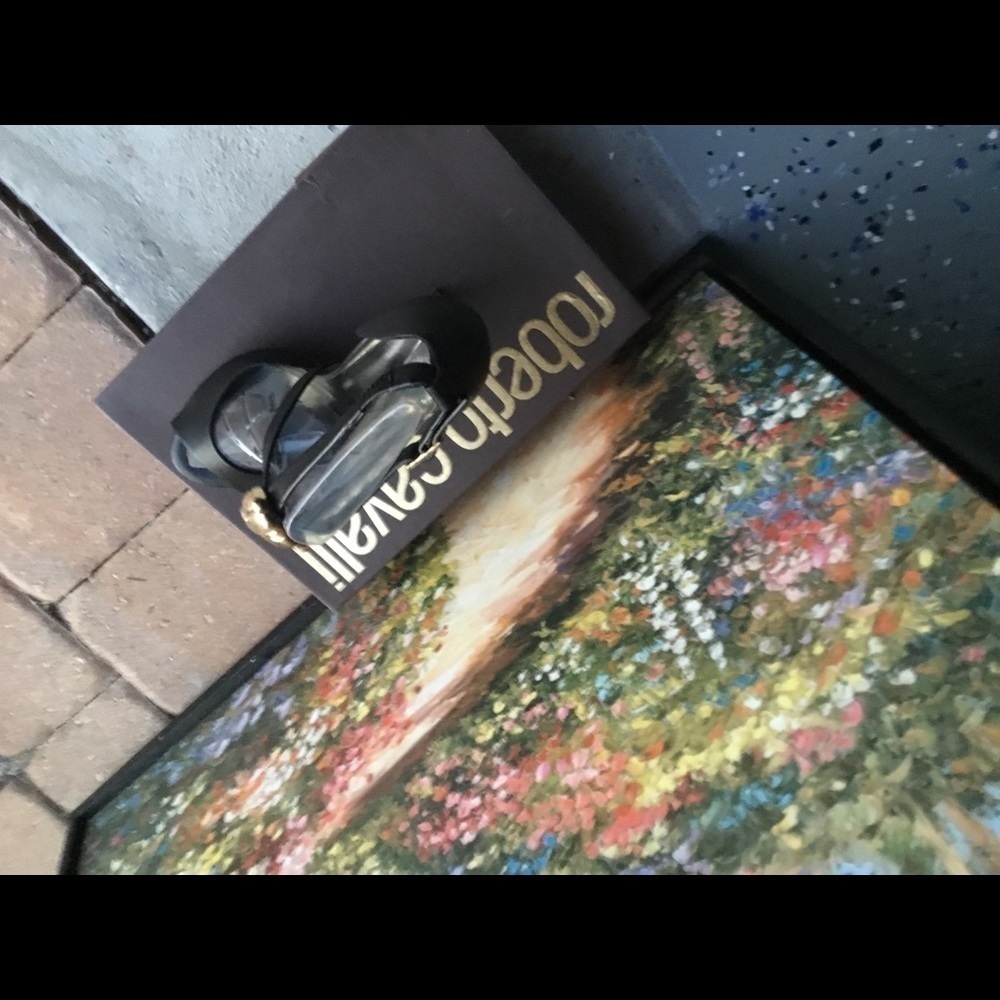 Roberto Cavalli Luxury Panthera Head Signature Gold Size 11 US‎ - Picture 9 of 14